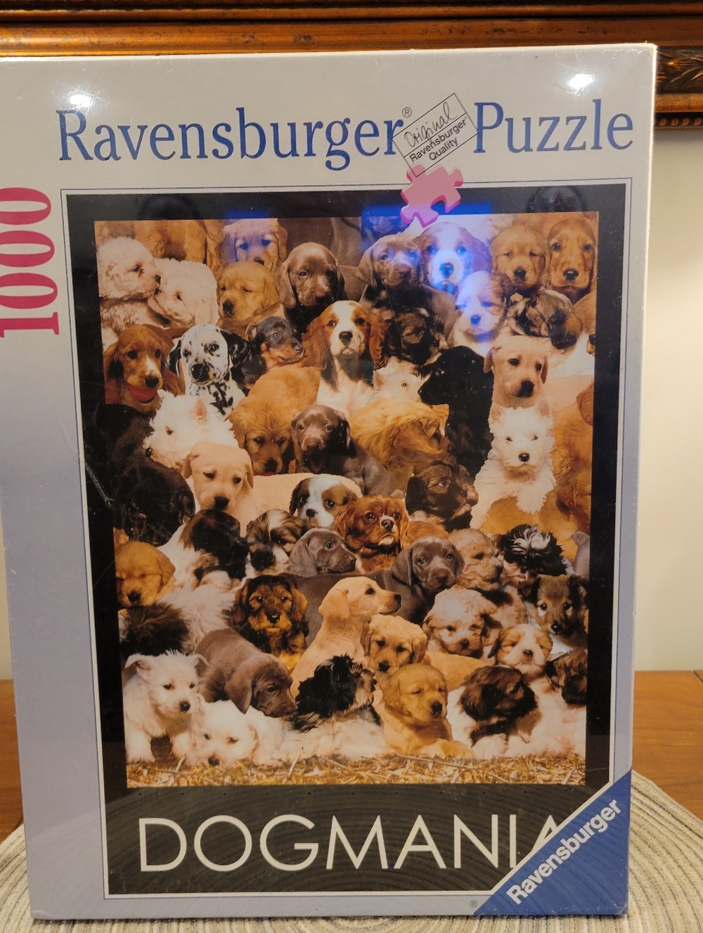 🧩NWOT~ ♦️FINAL PRICE♦️RAVENSBURGER       DOGMANIA 1000 PC JIGSAW PUZZLE